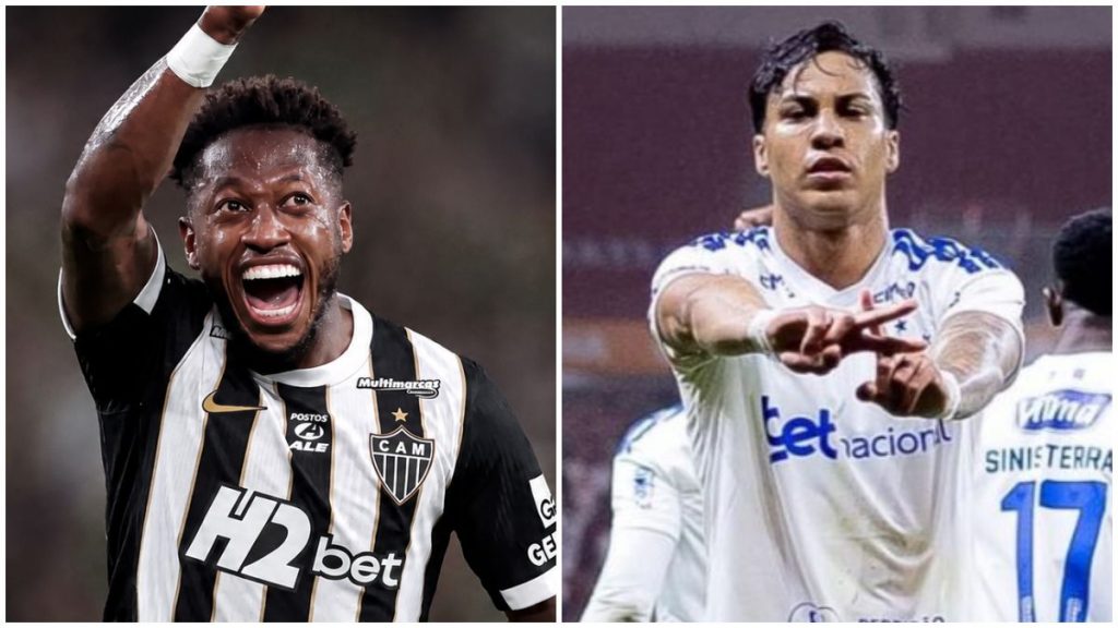 Fred (Atlético) e Kaio Jorge (Cruzeiro)