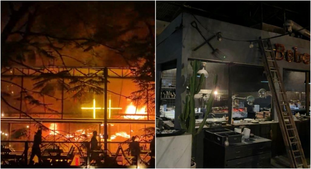 Incêndio atinge bar Bebedouro na Pampulha. Ninguém ficou ferido.