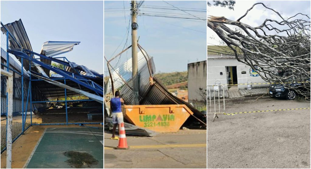Memorial do ET, em Varginha, no Sul de Minas, é fechado após temporal atingir a cidade
