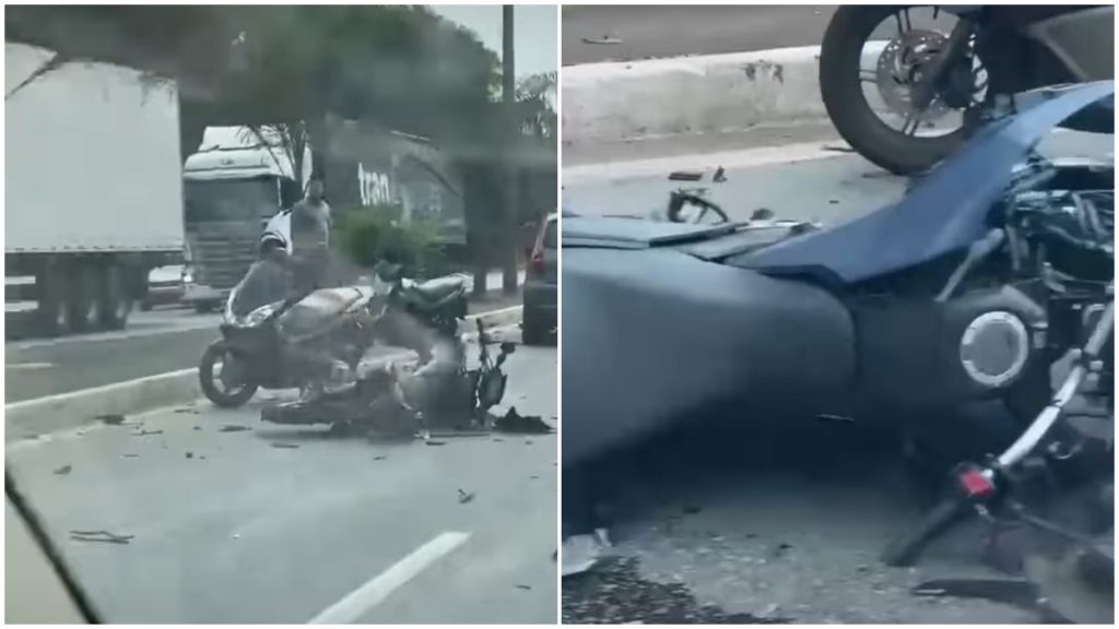 Domingo é marcado por grave acidente na Via Expressa, em Contagem
