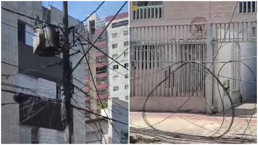 Incêndio em rede elétrica de BH deixa região sem energia nesta terça