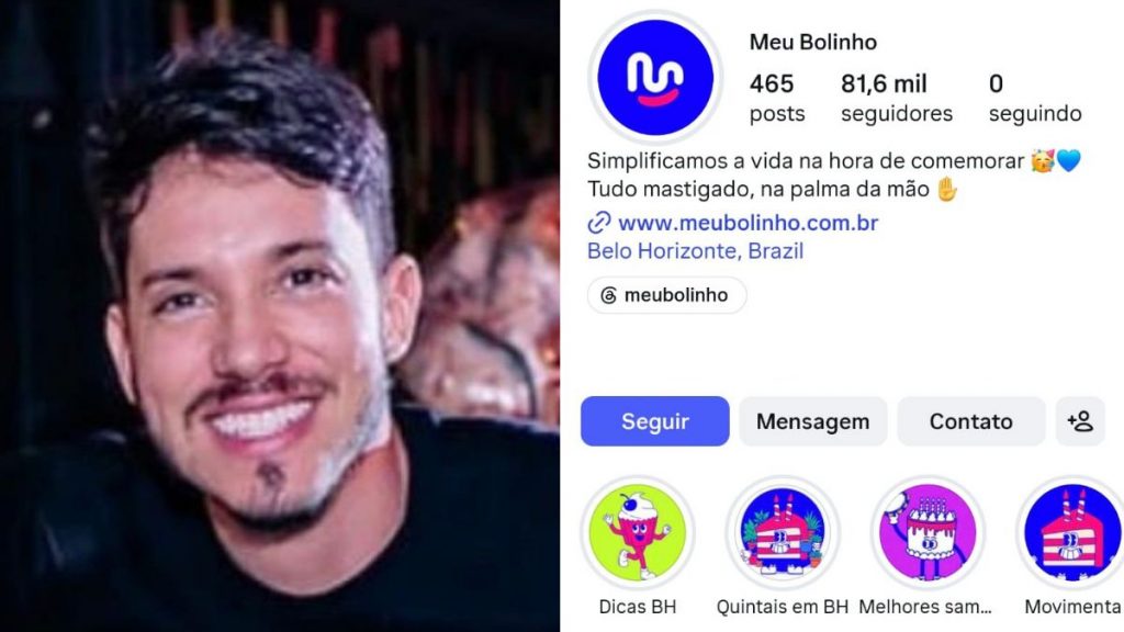 startup meu bolinho golpe bh