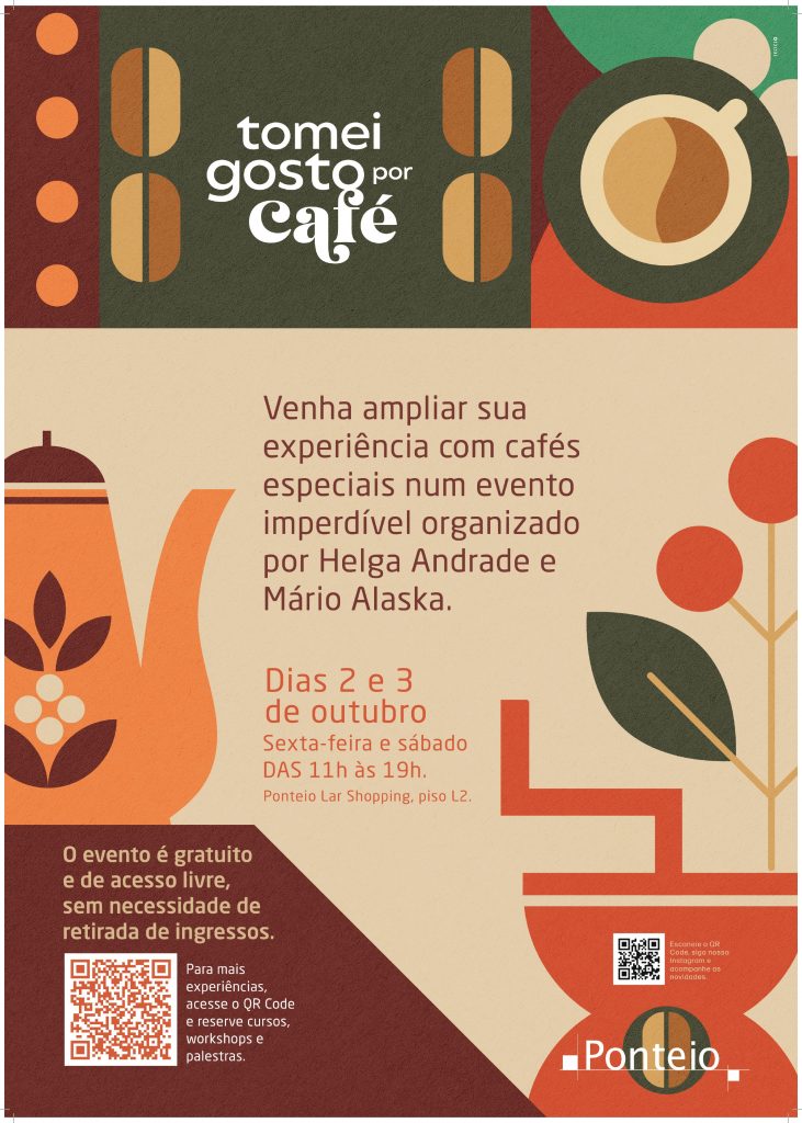 programação de outubro Ponteio