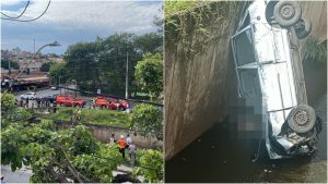 Idoso ejetado córrego Pampulha