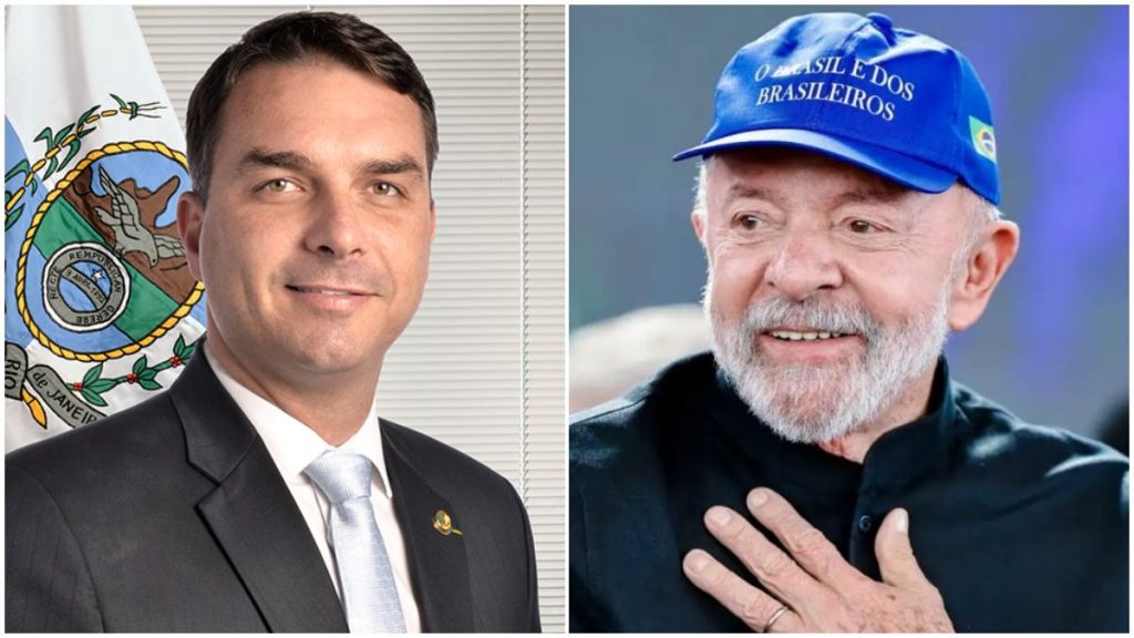 Flávio Bolsonaro x Lula