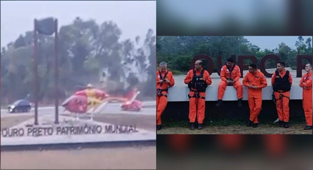 Relatório do Celipa aponta causas da queda de helicóptero do Corpo de Bombeiros em Ouro Preto