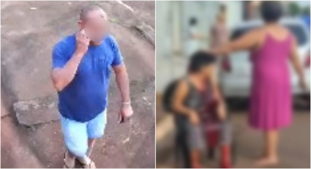 Um homem atacou a ex-sogra com golpes de facão quando ela tentou impedir que ele fosse até a filha dele. O casal está em processo de separação.