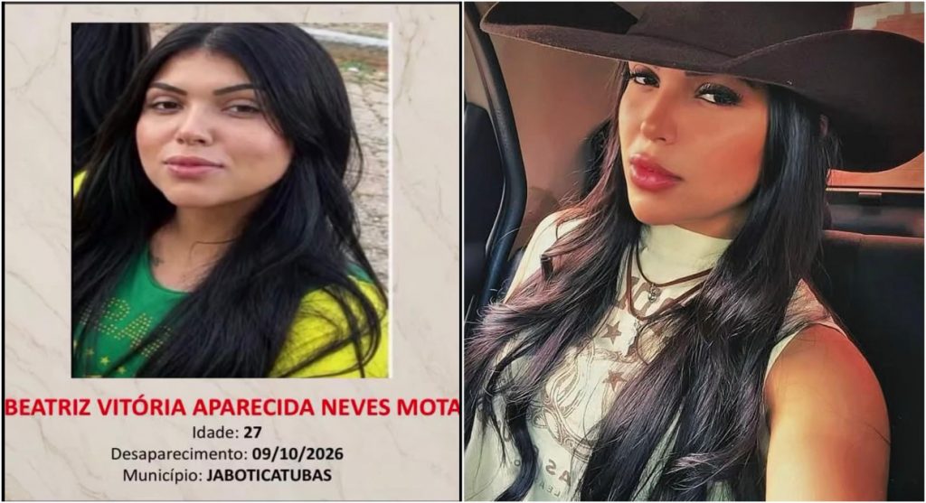A Polícia Civil realiza buscas para tentar encontrar uma mulher, de 27 anos, que desapareceu na última sexta-feira em Jaboticatubas