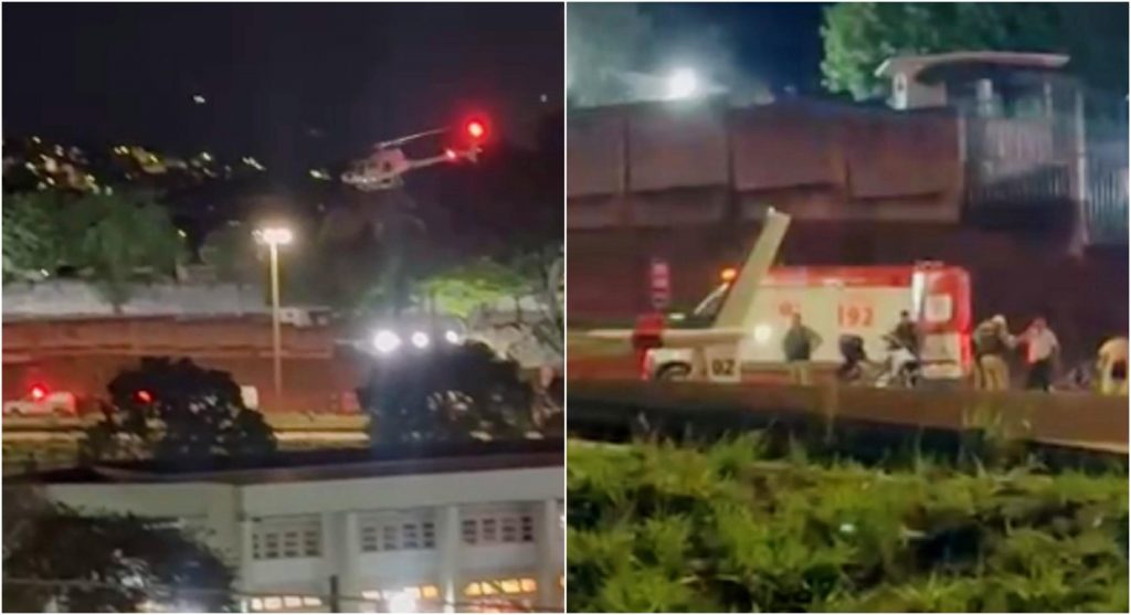Policial militar fica ferido durante perseguição no Anel Rodoviário