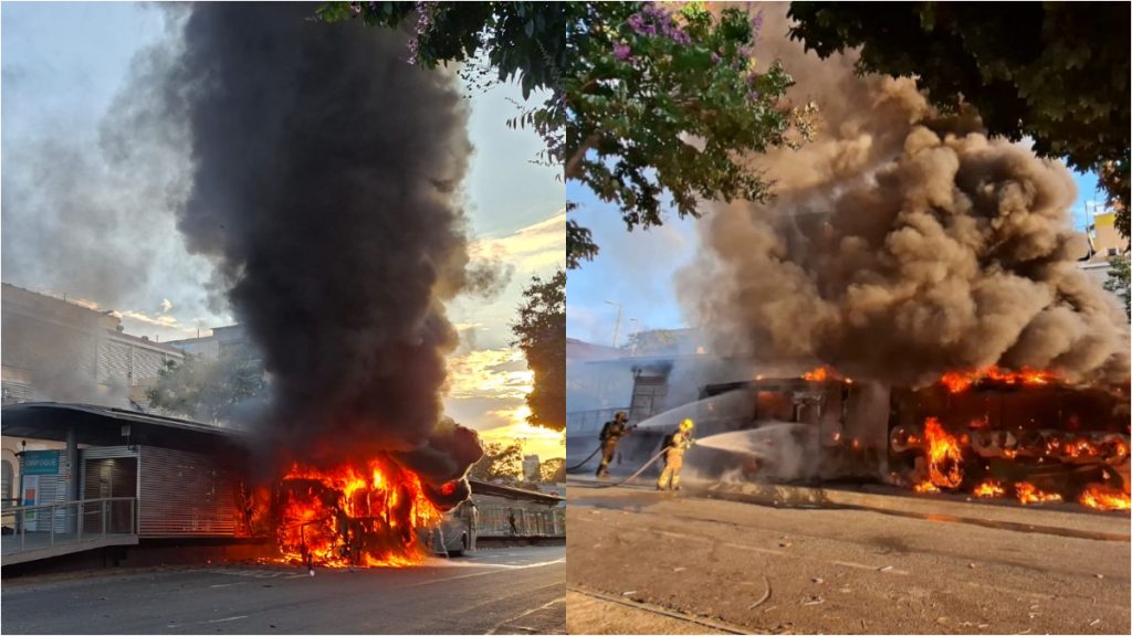 Fogo Ônibus move bh