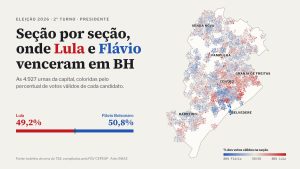 mapa eleitoral de BH no segundo turno