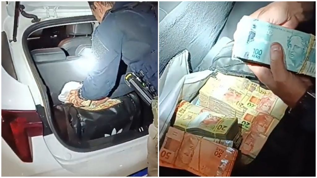 Homem é preso com R$ 870 mil em mala na BR-381 em Minas; dinheiro tem relação com política